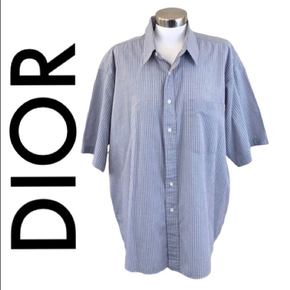 Dior Other - CHRISTIAN DIOR MEN’S BLUE SHIRT SIZE XL
